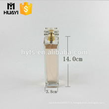 Bouteille de parfum en verre rose cube de cristal de 100 ml